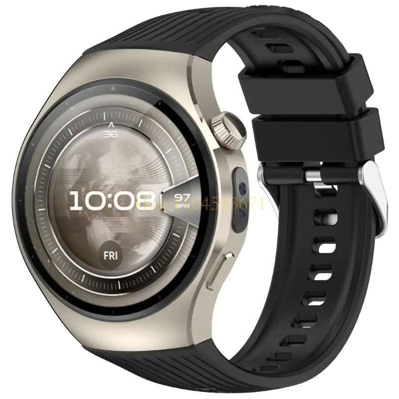 베스트 셀러 42mm 46mm 편안한 스포츠 팔찌 팔찌 벨트 태양 방지 소재 미끄럼 방지 질감 긴 착용 5
