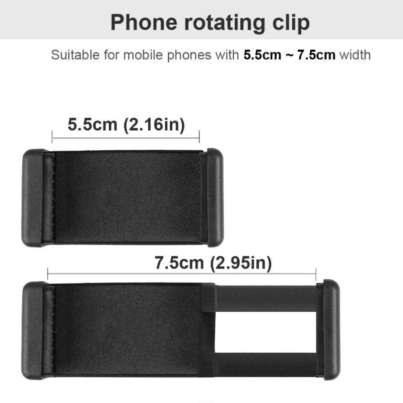 Guitar Phone Holder 1PC Guitar Phone Holder 360 &deg; Rotating Guitar Mobile Phone Stand Live Teaching Mobile Stand Accessories