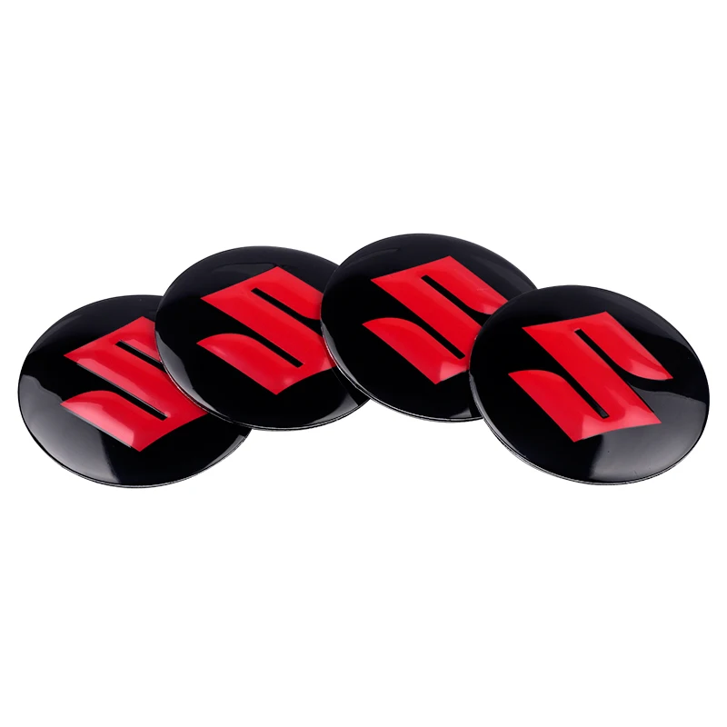 4 قطعة 56 مللي متر الألومنيوم سيارة شارة عجلة مركز...