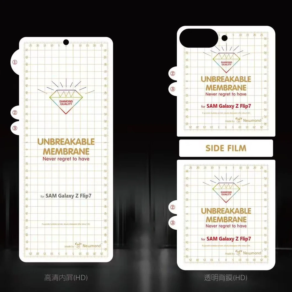 Premium Soft Hydrogel HD Clear Screen Protector Film - Front & Back Coverage