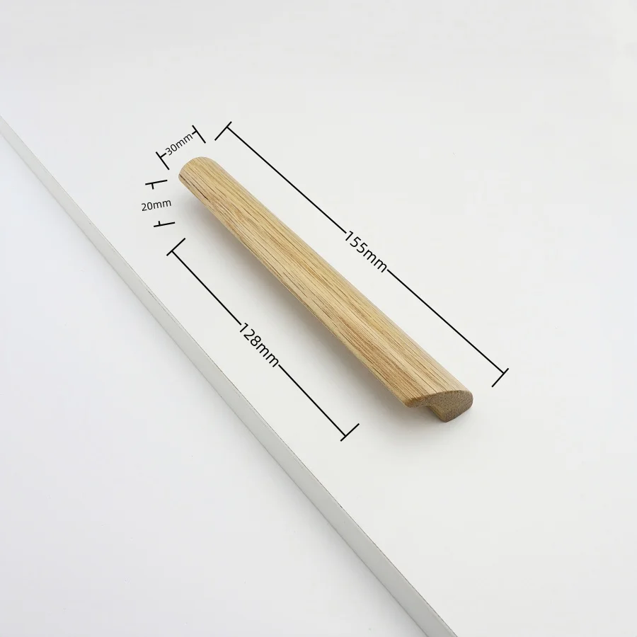 Natural Beech Wood Furniture Handles
