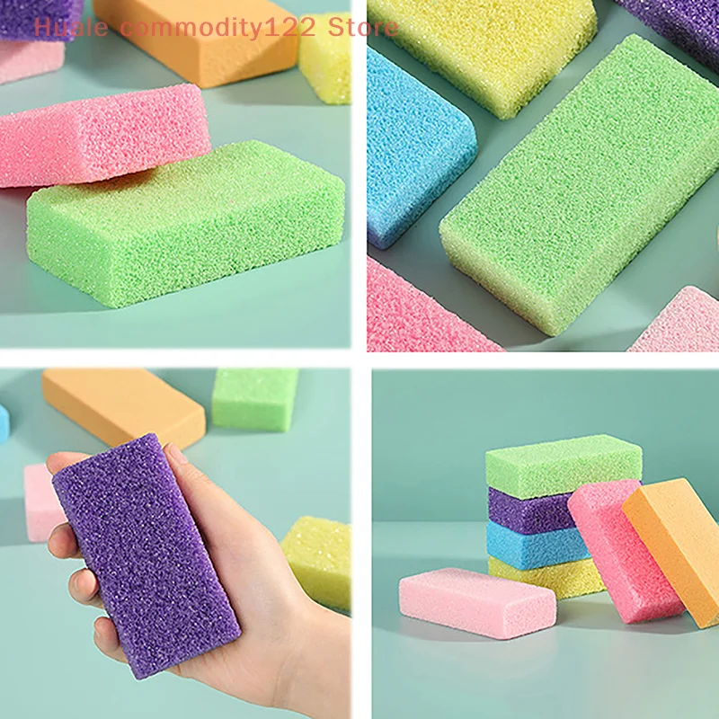 1pcs Double-sided Pedicure Pumice Stone Scraper Exfoliator Foot File Dead Hard Rough Dry Skin Callus Remover Manual Foot Grinder