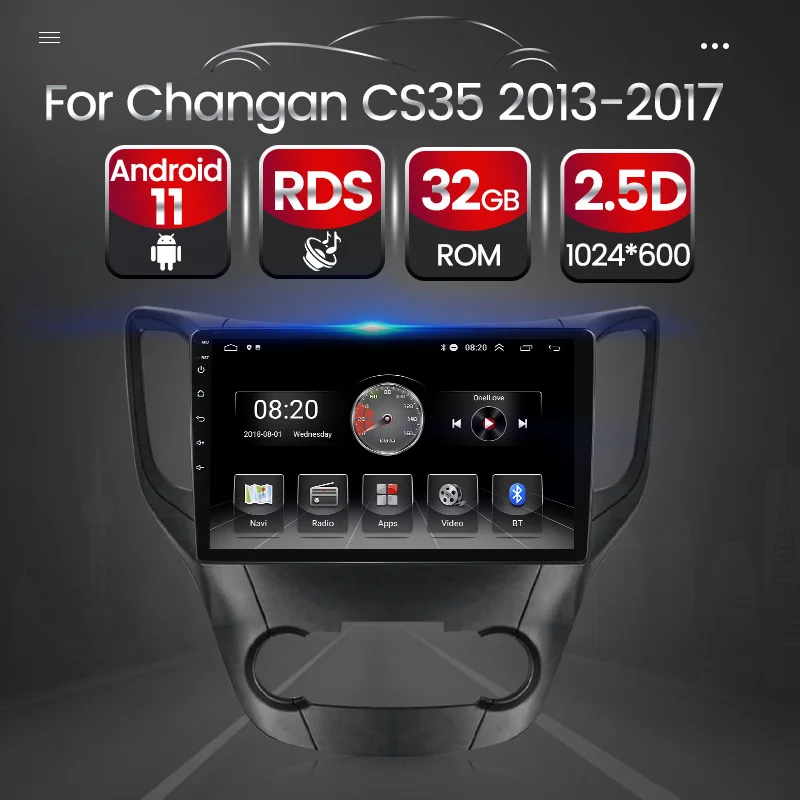 

TomoStrong Android 11 Navigtion GPS RDS For Changan CS35 2013 2014 2015-2018 Car Multimedia Video Radio Player WiFi Carplay