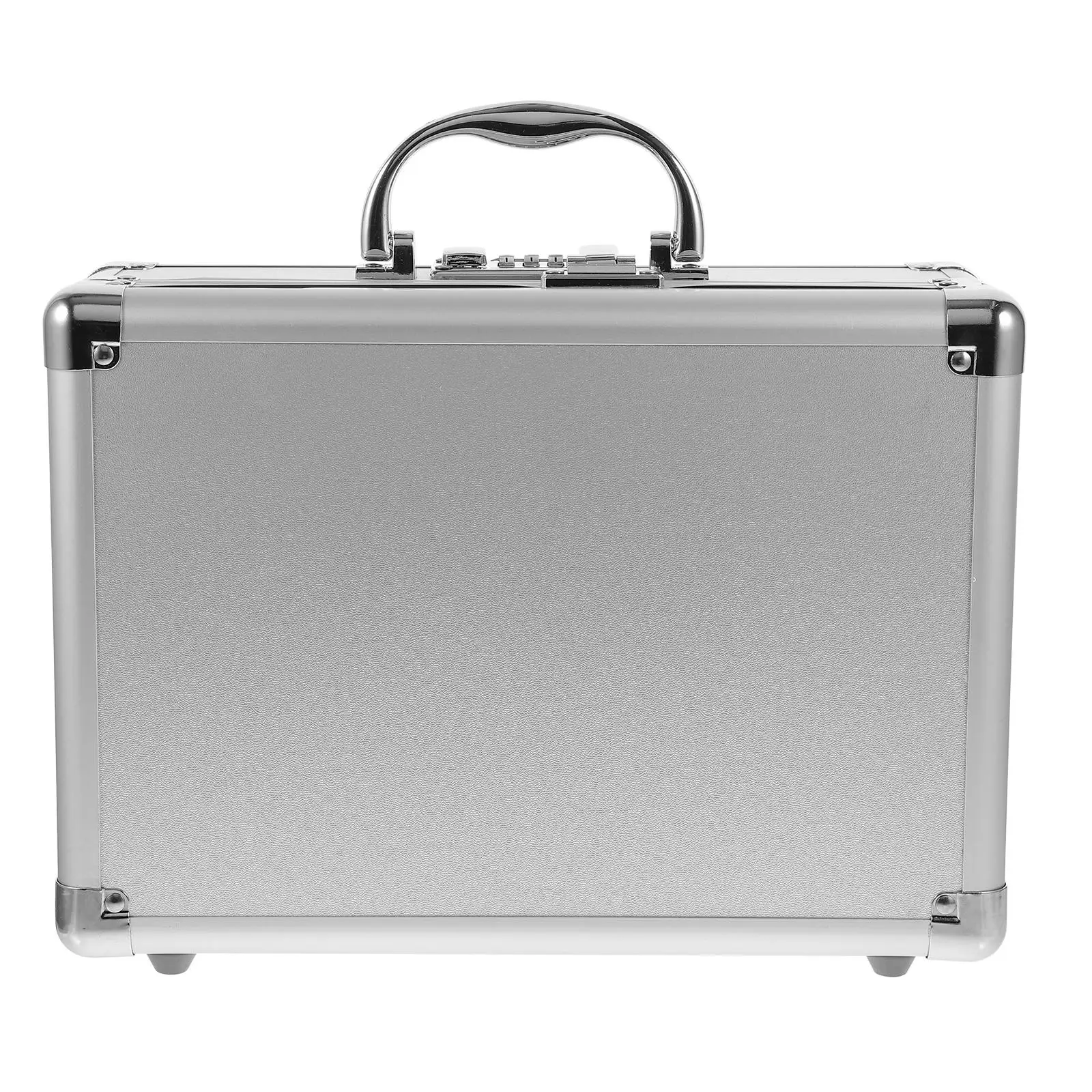 Aluminum Alloy Handcase Tool Storage Box Metal Briefcase Hard Carrying Case Small Tool Case Box ganizer Portable