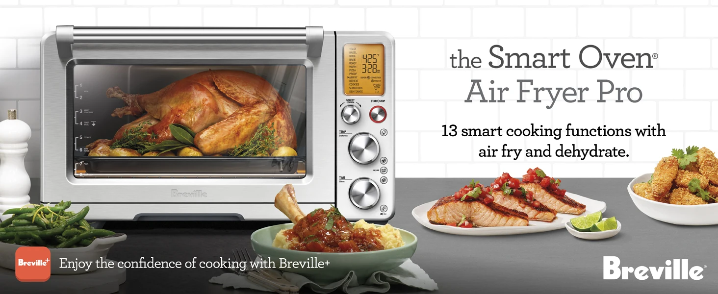 Description Picture 2 of itemthe Smart Oven® Air Fryer Pro, Convection Countertop Oven, Air Fryer Toaster Oven Combo, BOV900BSS, Brushed Stainless S