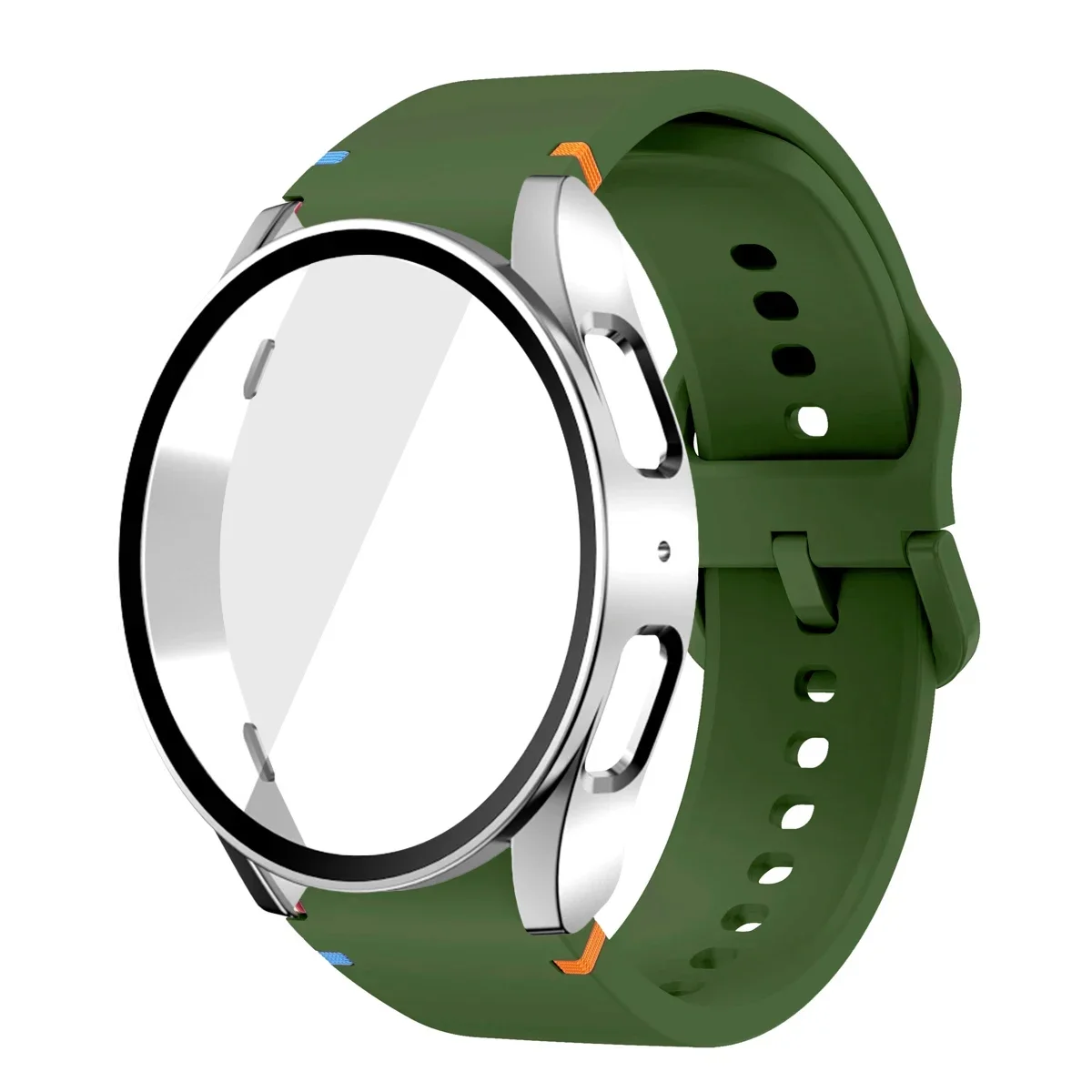 Silicone Bracelet with Protective Case and Screen Bumper