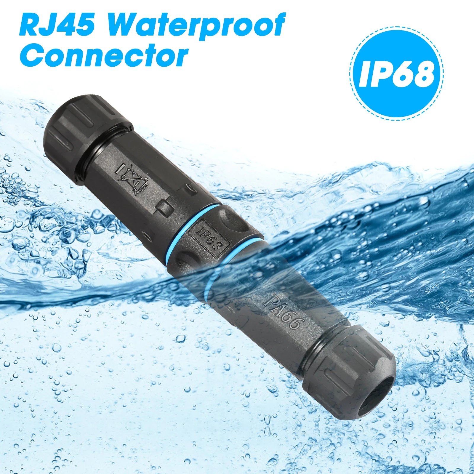 YXY-Waterproof-RJ45-Connector-IP68-Zinc-alloy-CAT6-Double-Hea-Cable-Lan ...