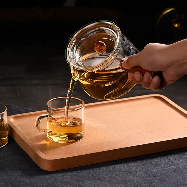 Hőálló Üveg Teáskanna Dupla Üvegvízi Kancsó Vízforraló Rozsdamentes Acél Tea Infuser Kung Fu Teakészlet Puer Ajándék Ötlet - Image 4