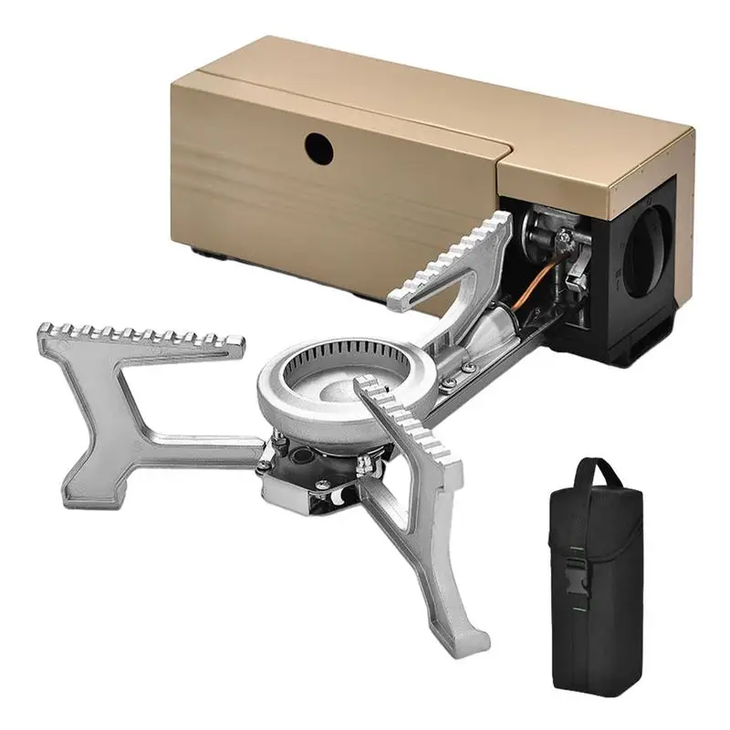 

Stove Portable Foldable Portable Cassette Furnace Camping Stove Wild Barbecue Stove Weatherproof Camping Burner For Hiking
