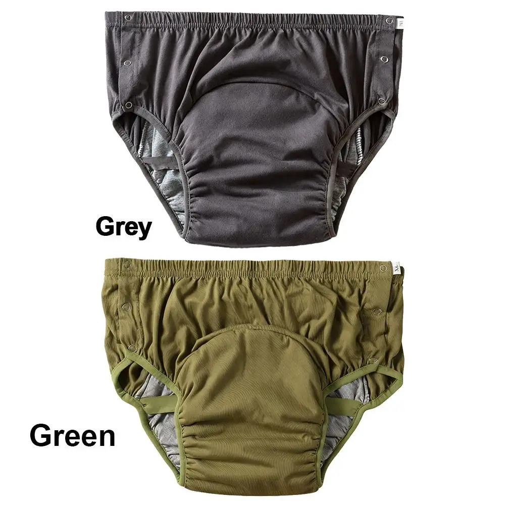 Pure Cotton Adult Diapers Water Resistant Anti-Side Leakage Leak-proof Underwear High Absorption Skin-Friendly