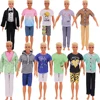 Handmade Ken Doll Clothes T-shirt + Trousers For Ken Doll Accessories Fashion Daily Clothing Toys For Gils Birthday Gifts 1