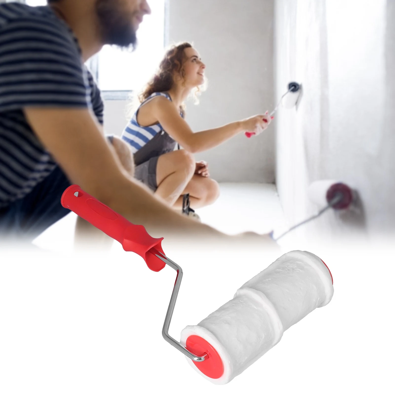 벽돌 롤러 7인치 페인트 롤러 가정용 벽 장식 롤러 DIY 아트 페인트 롤러