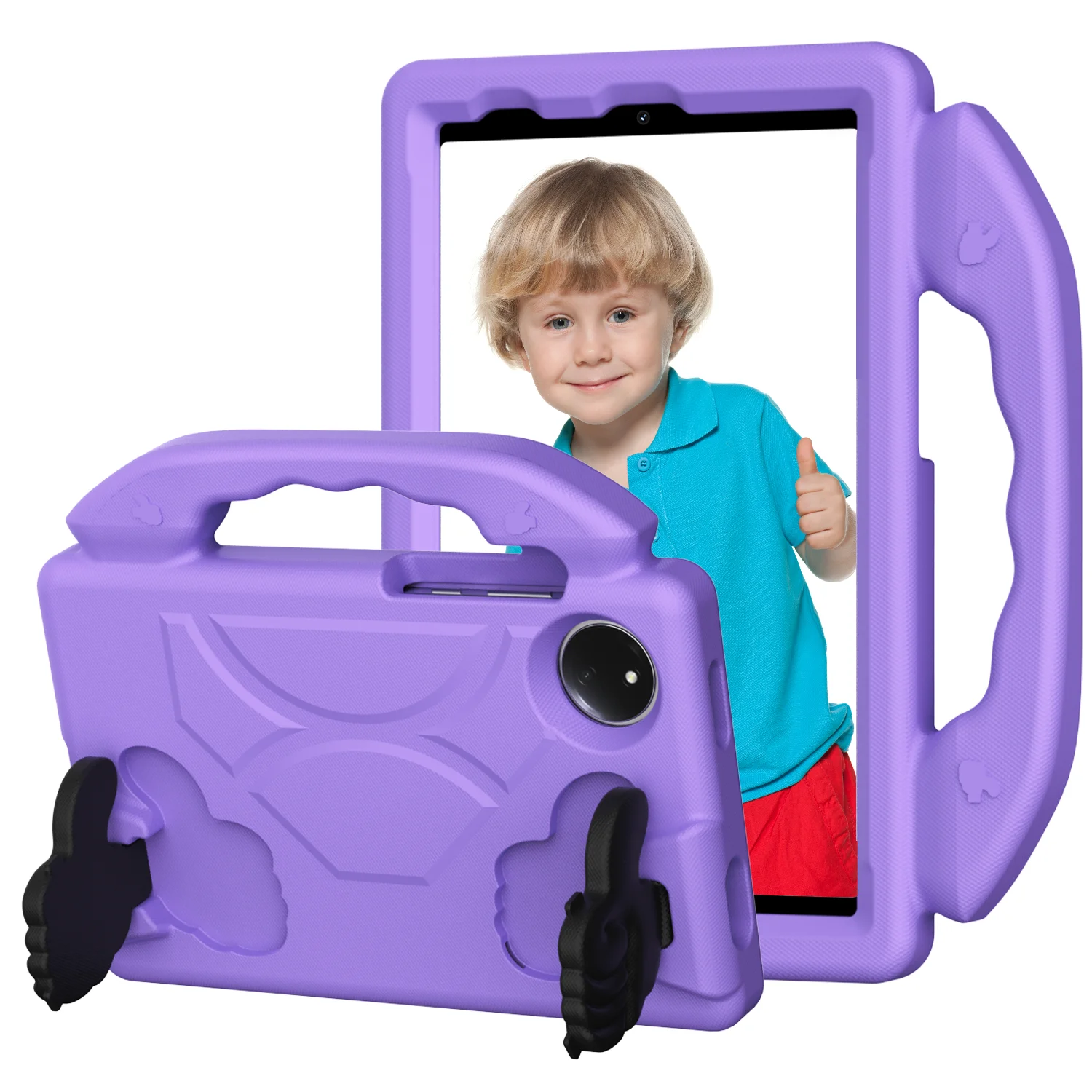 Durable Shockproof Tablet Case with Handle - Lightweight and Drop-Proof