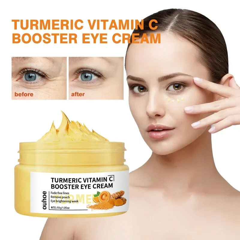 

Sdotter Turmeric Vitamin C Repair Eye Cream Reduce Eye Bags remove Dark Circles Improve Fine Lines whitening Moisturizing firm s