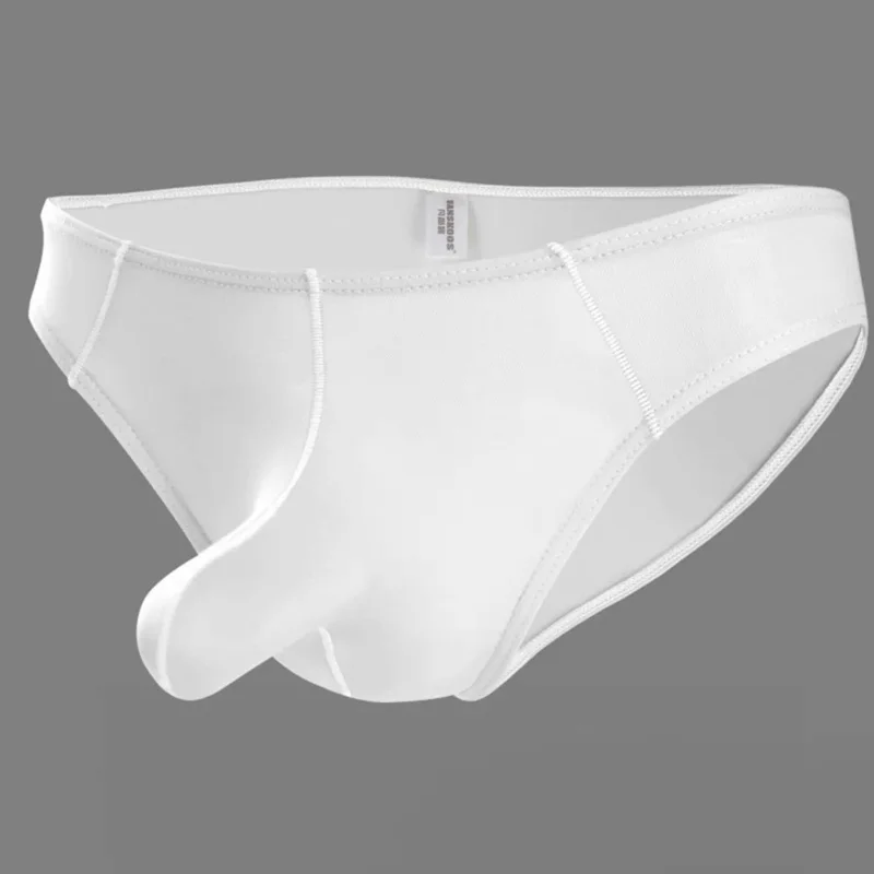 Sexy Elephant Nose Men Briefs Underwear Men's Big Pouch Underpants Mens Ice Silk Underwear Shorts Cueca Male Panties