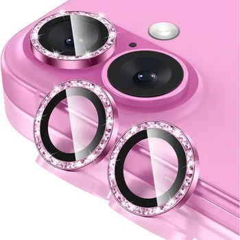Glitter Bling Metal Tempered Glass Camera Lens Protector for IPhone 17 Air 16 15 14 13 12 11 Pro Max Full Cover Accessory 1
