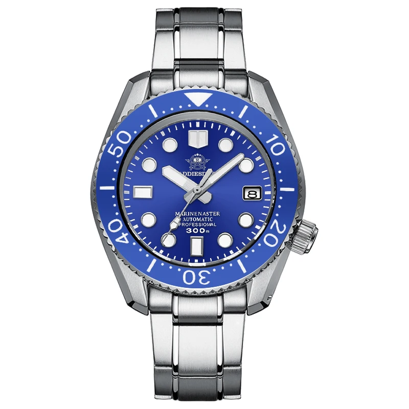 ADDIESDIVE Men's Watch Sapphire 300m Waterproof Ceramic Bezel C3 Japan NH35 Diving Automatic Mechanical Watch Relogios Masculino