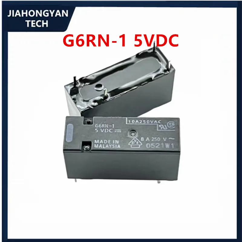 오리지널 G6RN-1 릴레이, 12VDC, 5VDC, 24VDC, 12V, 5 핀, 8A, DC12V, 5 개, 10 개 