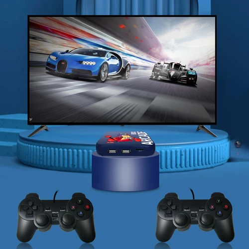 N64 PS1 DC SEGA PSP 에뮬레이터 콘솔 아케이드 박스용 비디오 게임 콘솔, 플러그 앤 플레이 4K HD 레트로 비디오 게임, 4 컨트롤러 3