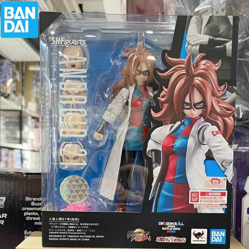 

Bandai Драконий жемчуг shкомптс Android № 21 истребители Dlc белая одежда Shf 15 см искусственная оригинальная Коллекционная экшн-фигурка