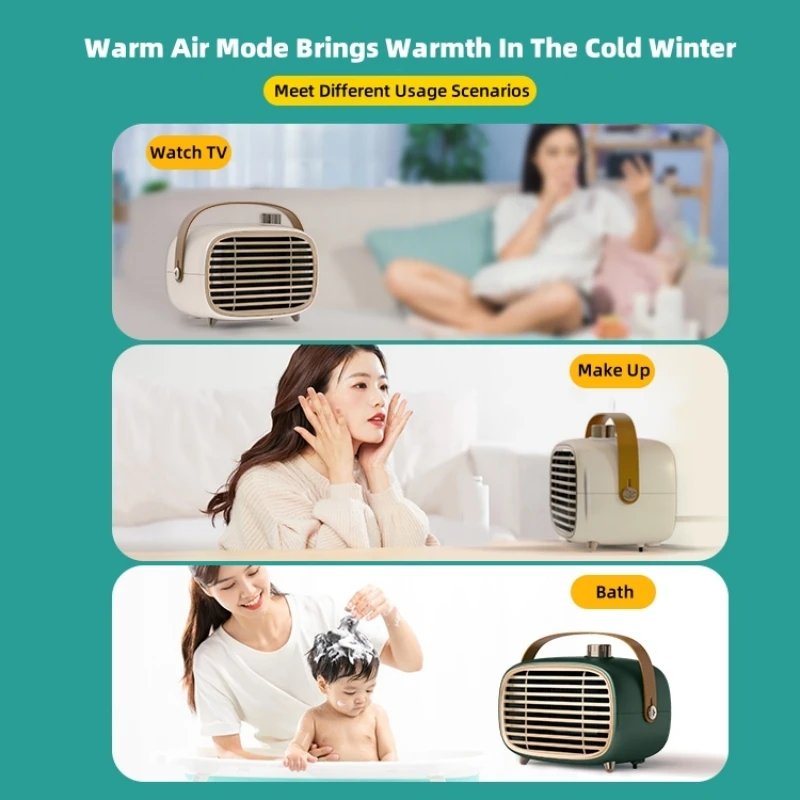 Electric Fan Heater New Portable Heater Winter Heater Mini Protable Winter Warmer Home Bedroom Office Use 5