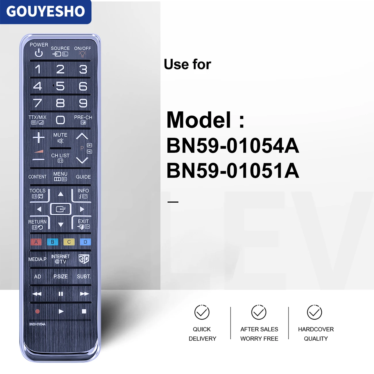 New BN59-01054A BN59-01051A Remote Control for SAMSUNG Smart 3D Plasma LCD LED Smart TV  UE40C8790 UE46C700