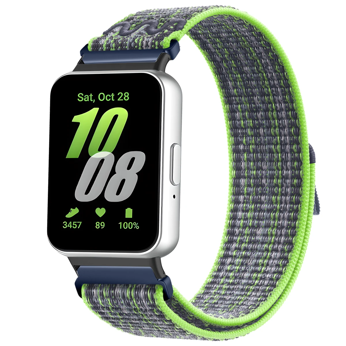 Breathable Sport Nylon Loop Strap for Fitness Tracker - Adjustable Replacement Band