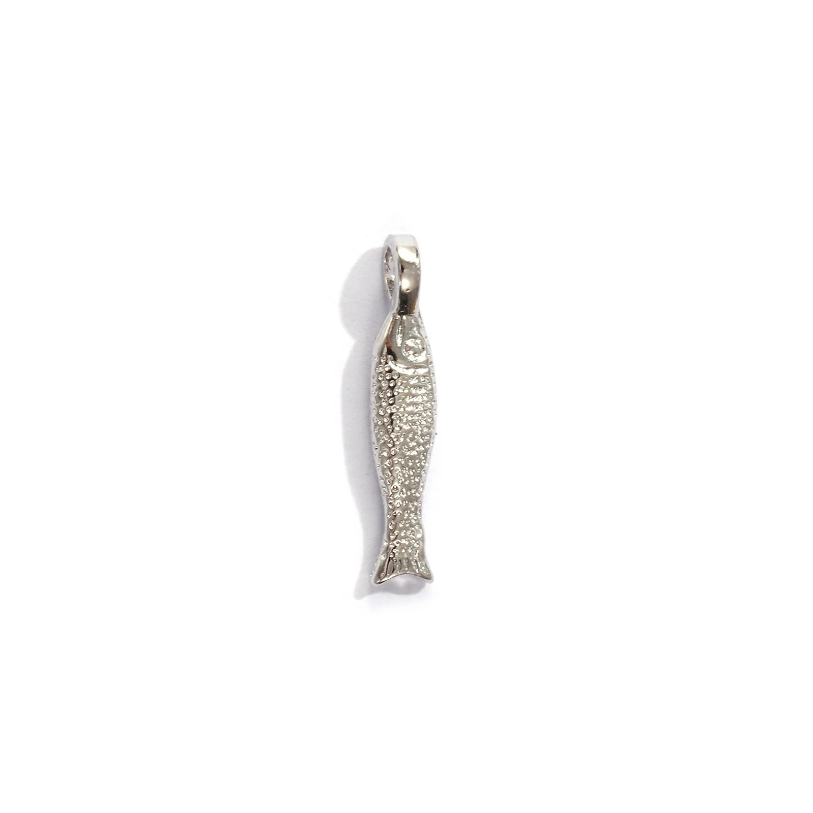 2 Stück Messing Ozean Schmuck Charms 3D Fisch Tier Anhänger für DIY Halskette Armband Schmuckherstellung Zubehör – Detail 14