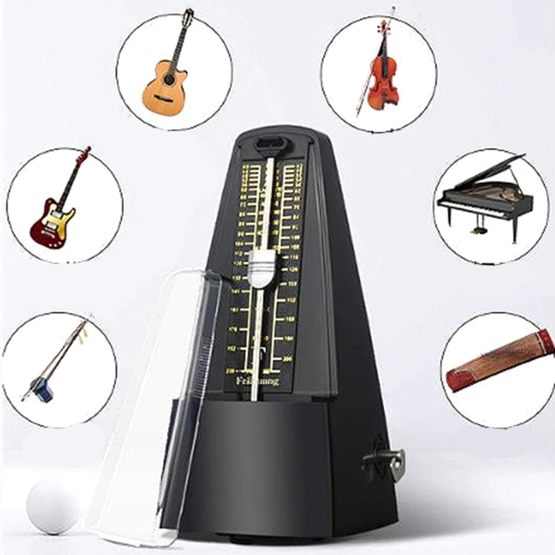 Rechargeable Electronic Metronome With Timer For Guitar Piano Drums Violin