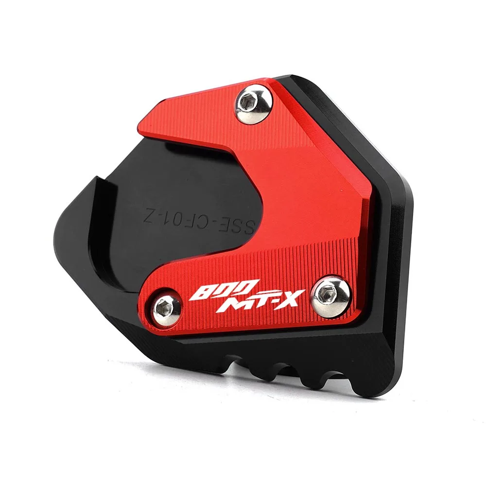 Motorcycle Side Stand Enlarged Pad Support and Kickstand Valve Caps