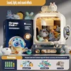 Big Size DIY Doll Machine Kids Coin Operated Play Game Mini Claw Catch Toy Crane Machines Music Doll Children Xmas Gifts Toys 6