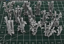 Fantasy Scene 3D Printed Resin DIY Accessories for Model Crafting and Hobby Building (Bamboo 2)