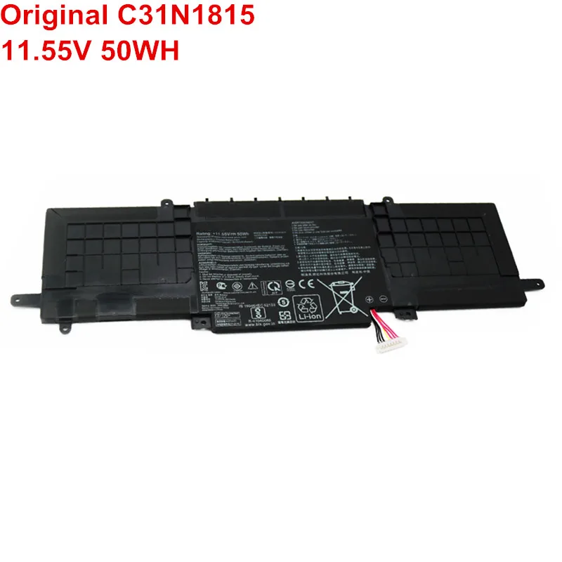 

11.55V 50WH Genuine Original C31N1815 Laptop Battery For Asus ZenBook 13 U3300FN UX333 UX333FA UX333FN RX333FA 0B200-03150000