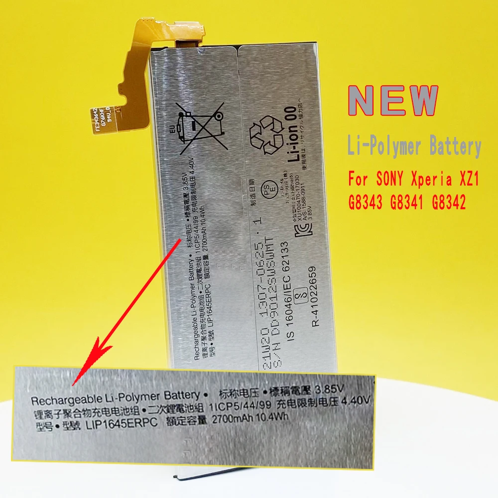 New 2700mAh LIP1645ERPC Battery For SONY Xperia XZ1 G8343 G8341 G8342 Phone Fast Delivery With Tracking Number + Tools