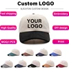 SLECKTON Logo Custom Baseball Cap for Men and Women Brand Design DIY Embroidery Print Summer Sun Hat Corduroy Unisex Wholesale 1
