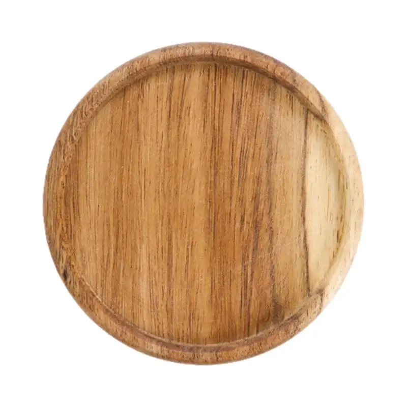 

Tea Coffee Cup Pad Placemats Wood Coasters Durable Heat Resistant Drink Mat Round Woods Slices Decoration Coaster Tea Cup Holder