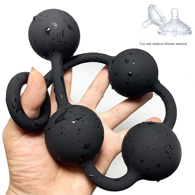 Anal Sex Toys Anal Plug Buttplug Silicone Anal Balls for Adults Erotic Toy Big Butt Plug Beads Plugs Dilator