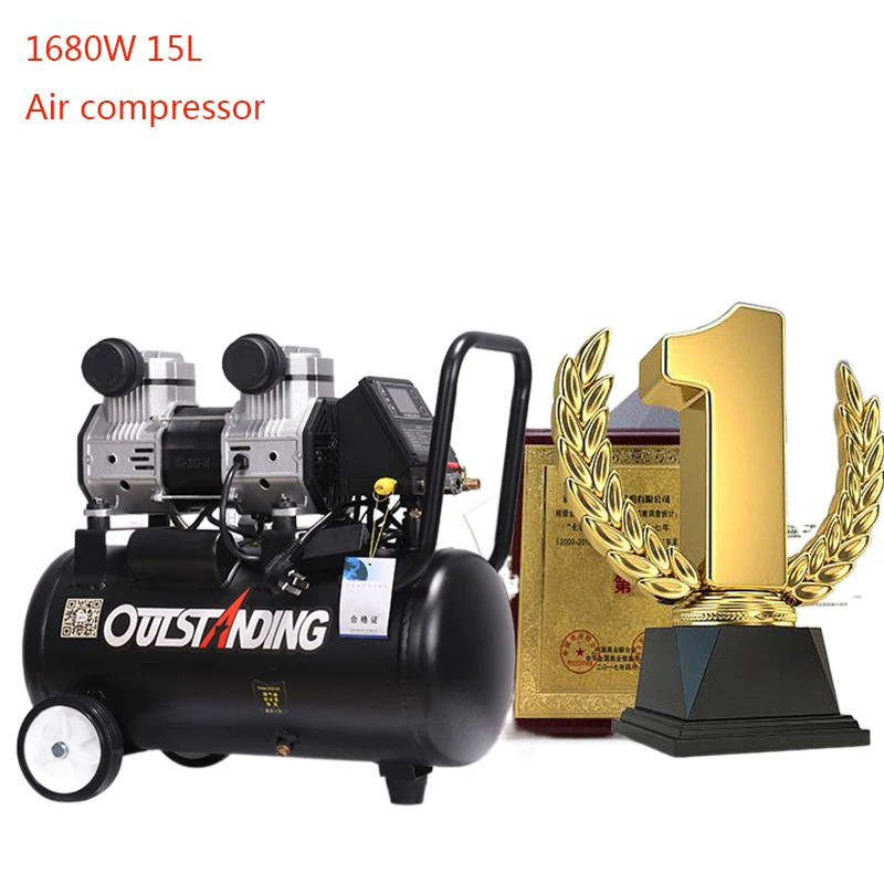 Oil Free Silent Air Compressor, Small Industrial Grade Woodworking