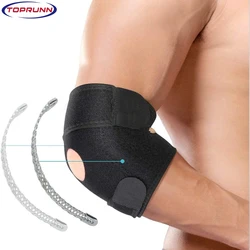 TopRunn Elbow Support,Adjustable Tennis Elbow Support Brace,Great For Sprained Elbows,Tendonitis,Arthritis,basketball,Baseball