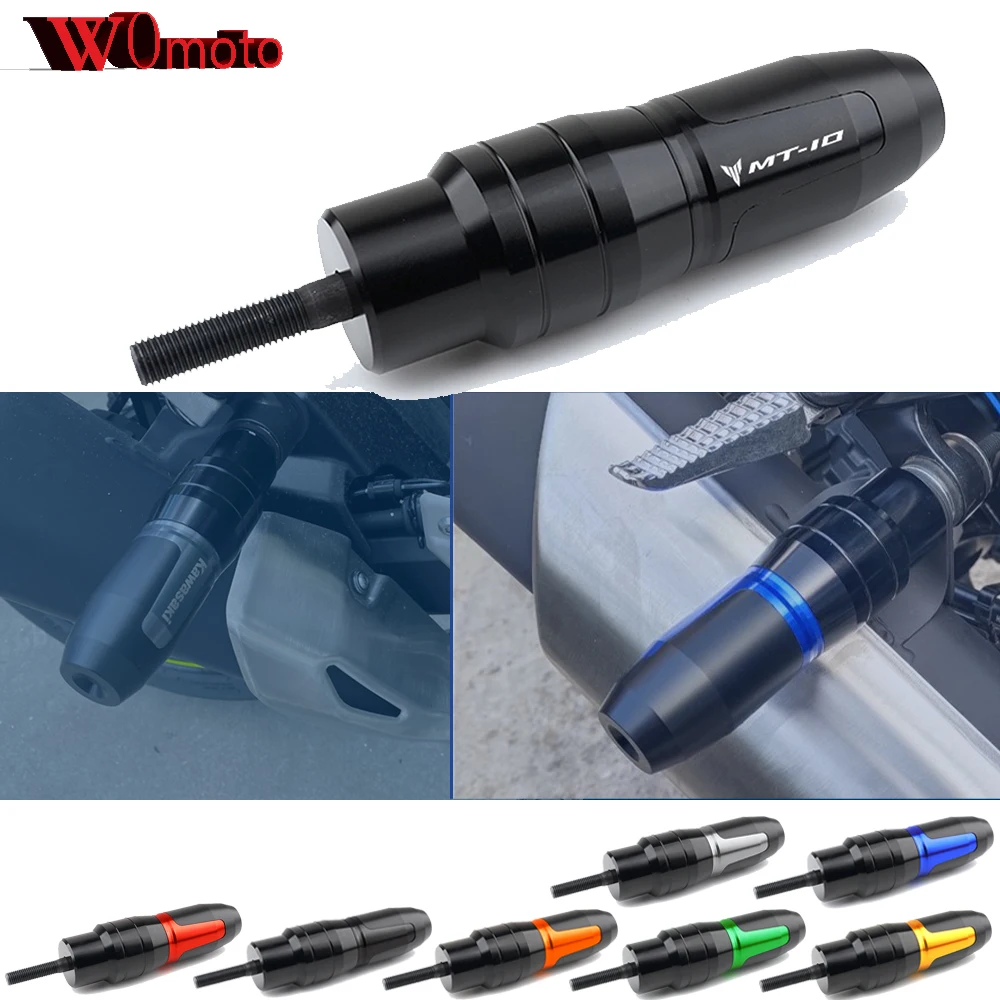 Per Yamaha Mt03 Mt09 Mt10 Mt-03 Mt-09 Mt-10 Fz09 Fz10 Accessori Moto Cursori Telaio Di Scarico Crash Pad Protezione Caduta