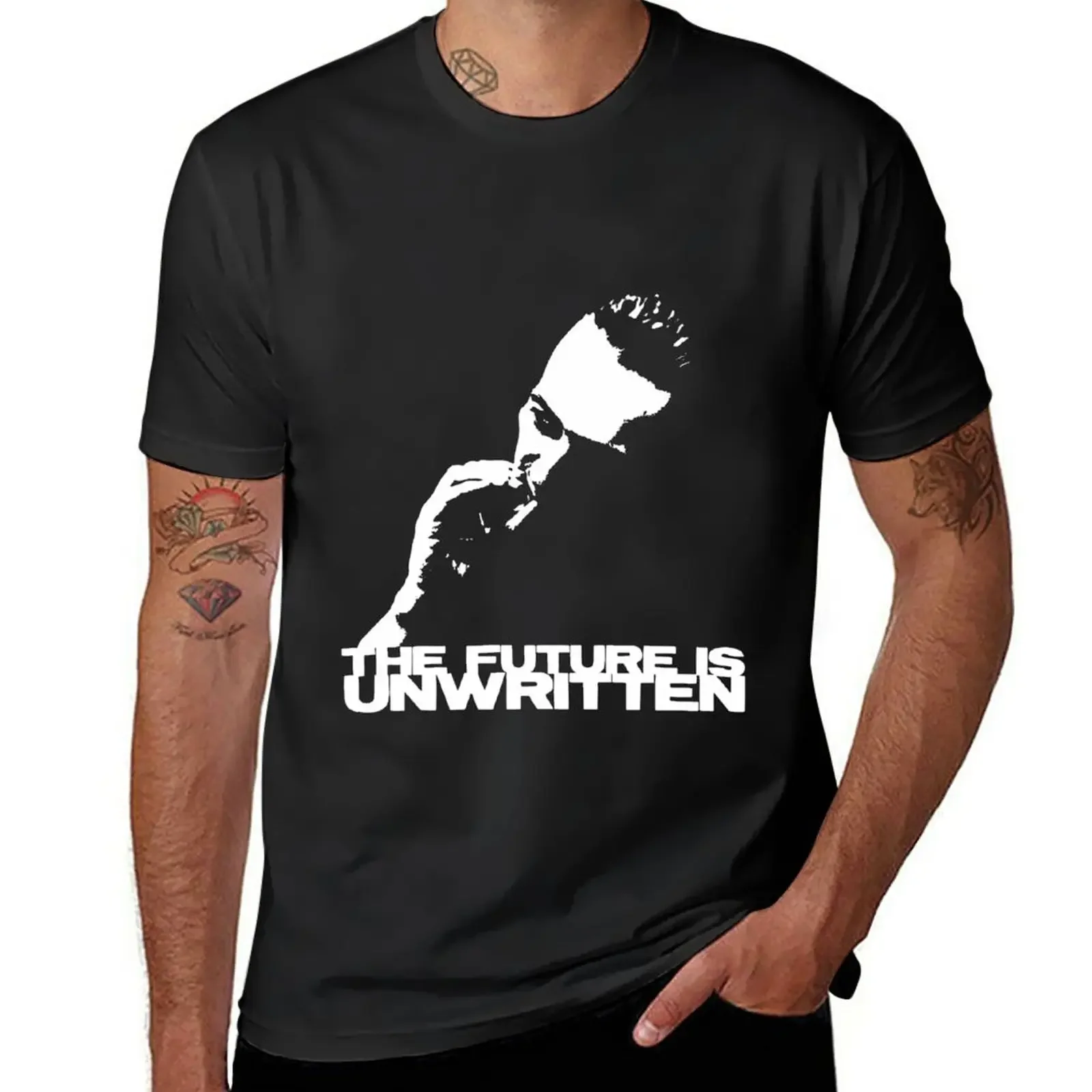 

future is unwritten T-Shirt anime clothes funnys men graphic t shirts
