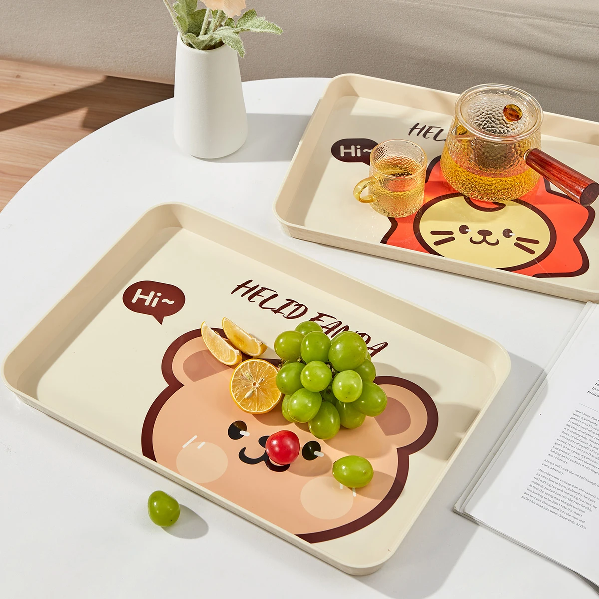 Storage tray Food storage tray rectangular for home kitchen