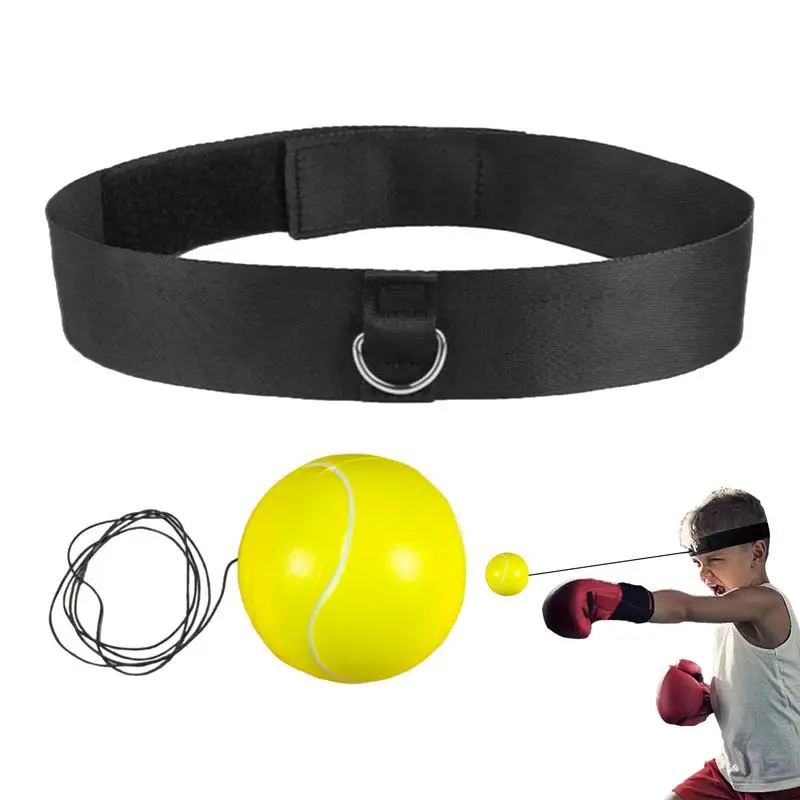 Head Ball Boxing Boxing Training Ball Head-Mounted Boxing Reflex Ball Fascia Per Capelli Set Attrezzatura Per Palla Da Boxe Migliora La Velocità Occhi