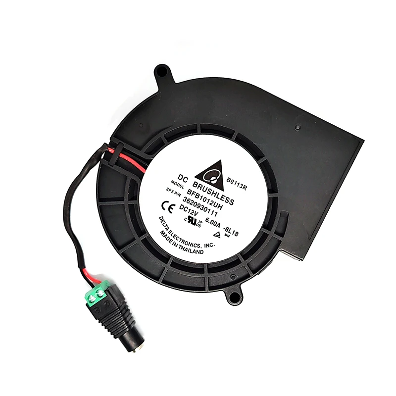 Grande Ventilador de Volume de ar para Violento Bfb1012uh dc 12v 6.00a Ventilador Portátil Regulação de Velocidade - Imagem 3