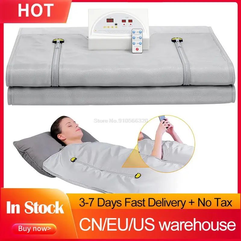 Electric Heating Blanket Fat Burning Sauna Blanket For Slimming Weight Loss Spa Detox