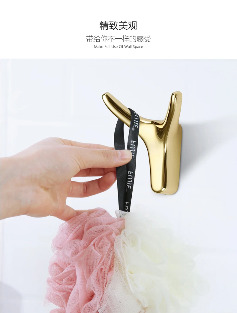 Küchen schrank Lagerung Wand haken hängen Kleider haken Schlafzimmer Robe Haken Tür Kleiderbügel Haken Handtuch haken Bad zubehör badezimmerzubehör badezimmer haken küchen schrank aufbewahrung kleiderbügel schlüssel wa – Detail 9