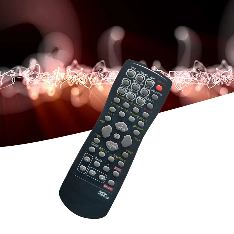 Telecomando Universale RAV254 Ricambio Per Yamaha AV Receiver (RX-V350, RX-V359, HTR-5240, Ecc.)