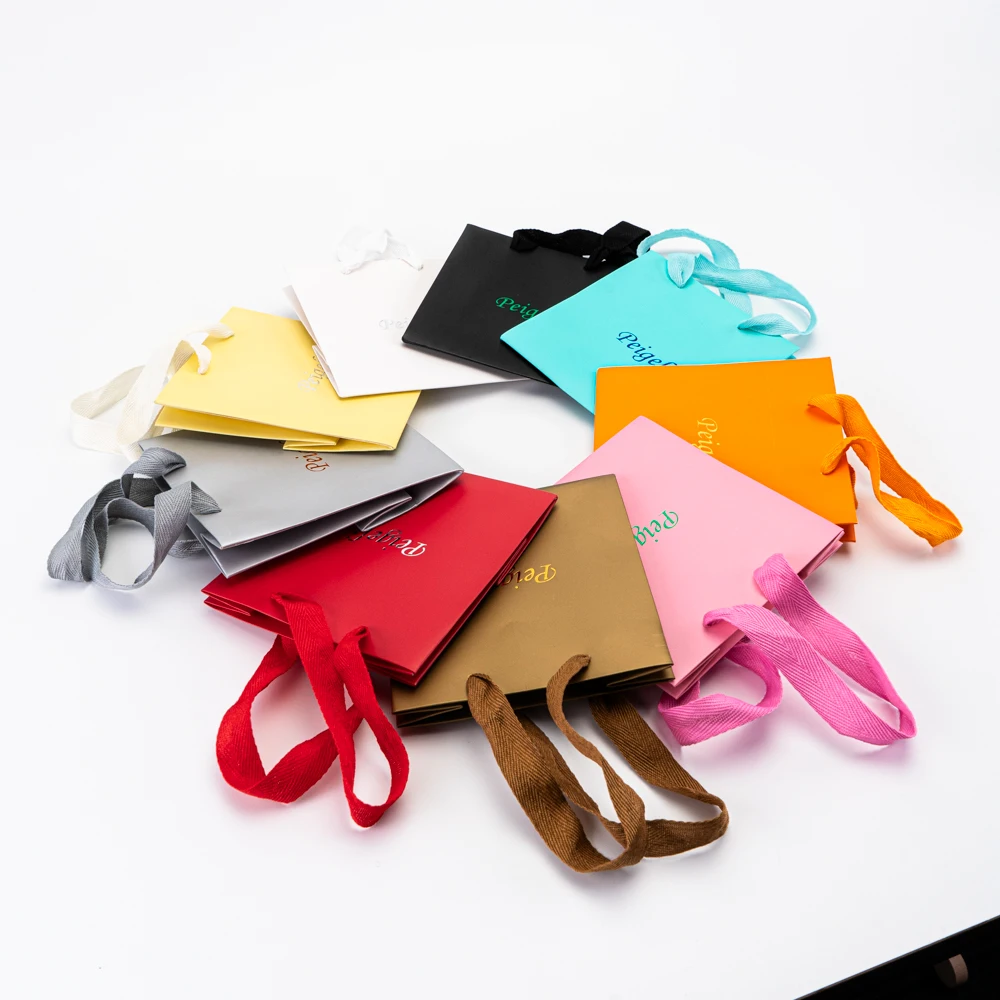 100pcs Party Favor Bags Custom Logo Kraft Paper Shopping Bags for Birthday Gift Jewelry Candy Treat Goodie Goody Grocery Package 23 S4e5189877e454b39a1c0765d2ac06ef4S
