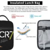 Insulated Lunch Tote Bag Cr7 Ronaldos Signature Merch Football Food Box Multifunction Thermal Cooler Lunch Box for School 5