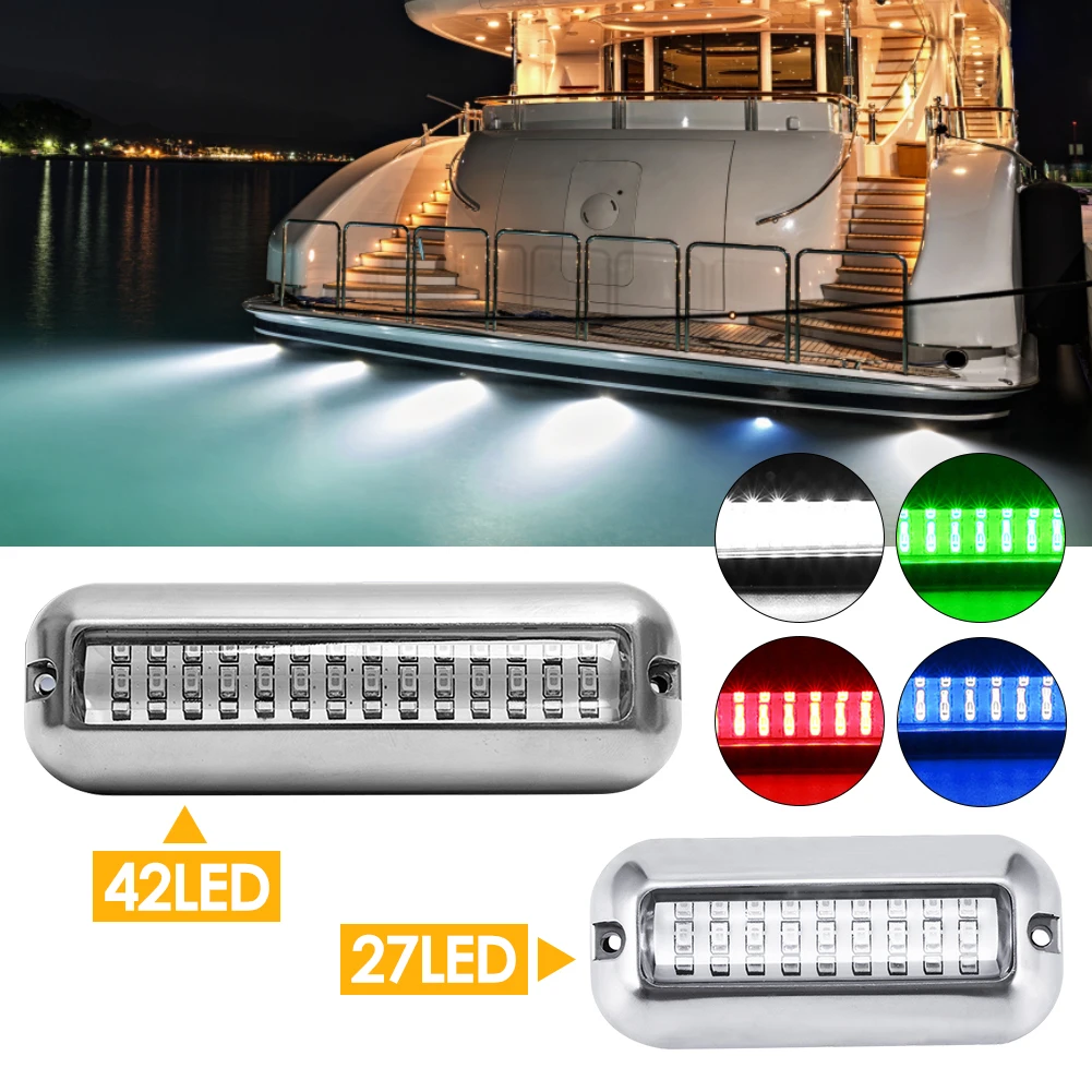 1PCUnderwaterLightSpeedboatBoatLights42LEDNavigationLighting